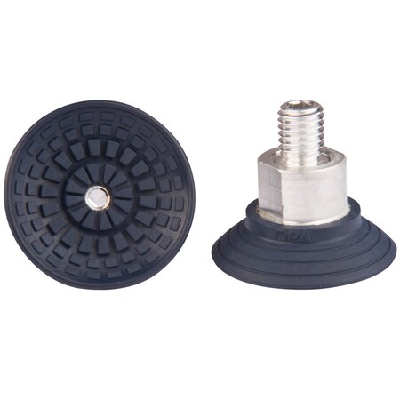 Fipa Flat vacuum cup diam. 40 mm, NBR blue, fitting M10-male 103.040.039.1